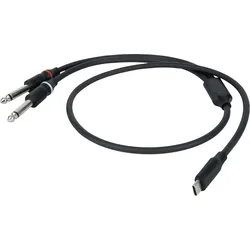 DAP FL111 - USB-C to 2 Mono Jack L/R 1,5 m