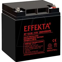 EFKTA BT12-28 - Blei-Vlies-Akku, AGM, 12V, 28 Ah