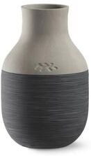 Kahler Kähler Omaggio Circulare Vase, Anthracite Grey