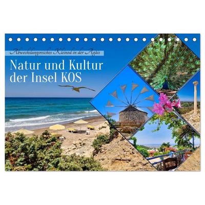 Natur und Kultur der Insel Kos (Tischkalender 2027 DIN A5 quer), CALVENDO Monatskalender
