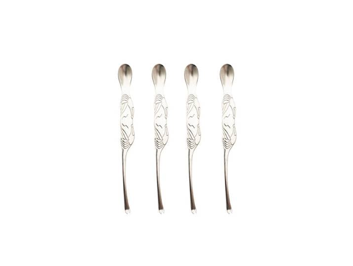 Set de 4 fourchettes à homard en acier inoxydable Point Virgule