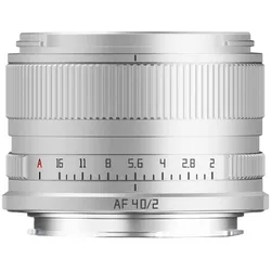 TTARTISAN AF 40mm f2 L-Mount (Vollformat) silber