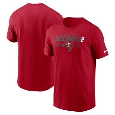 T-Shirt NIKE "Nike T-Shirt Tampa Bay Buccaneers Nike Local Essential", Damen, Gr. L, rot, 100% Baumwolle, Shirts T-Shirt