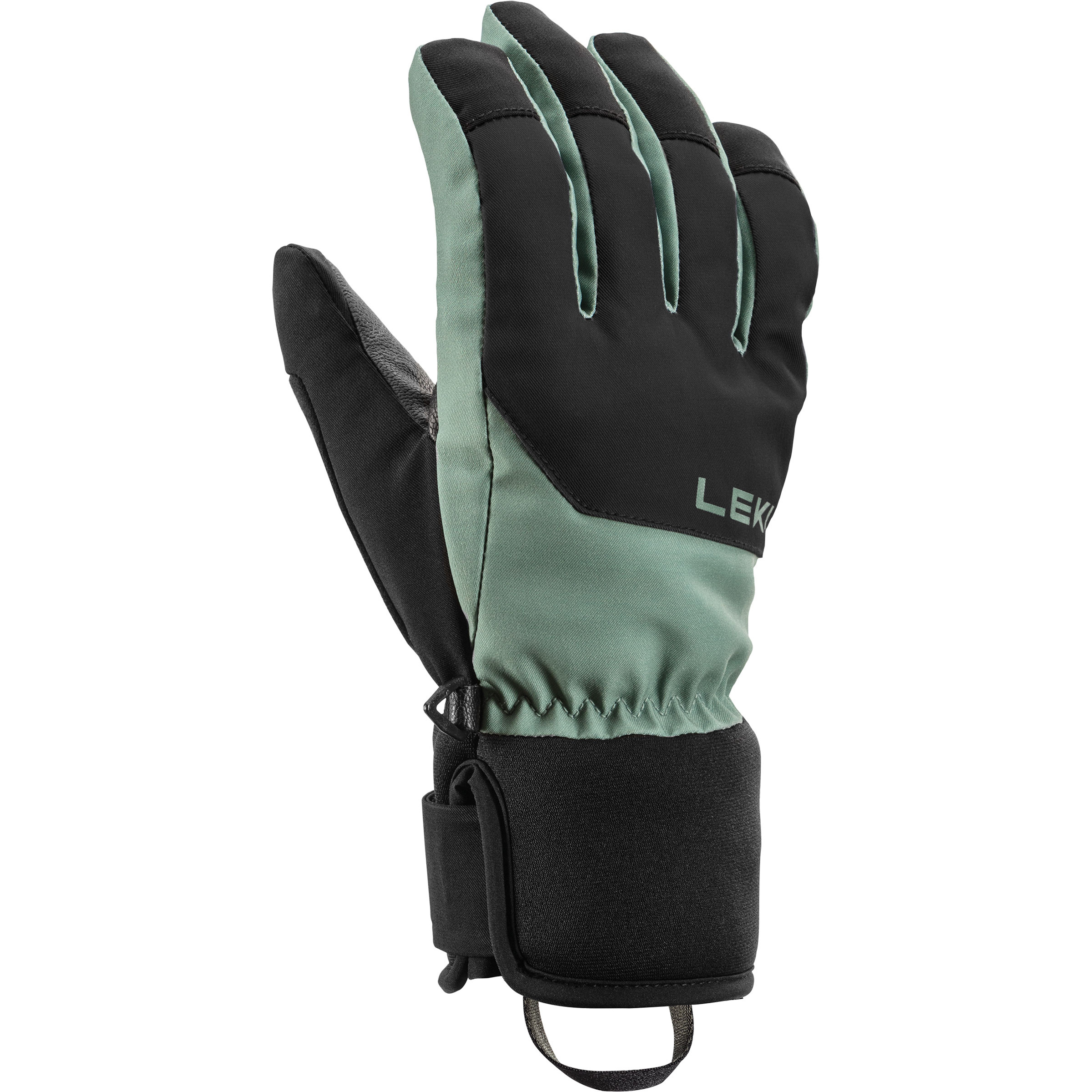 Leki Bird Kinder Fingerhandschuhe schwarz Größe 5 Skifahren Winddicht Wasserabweisend