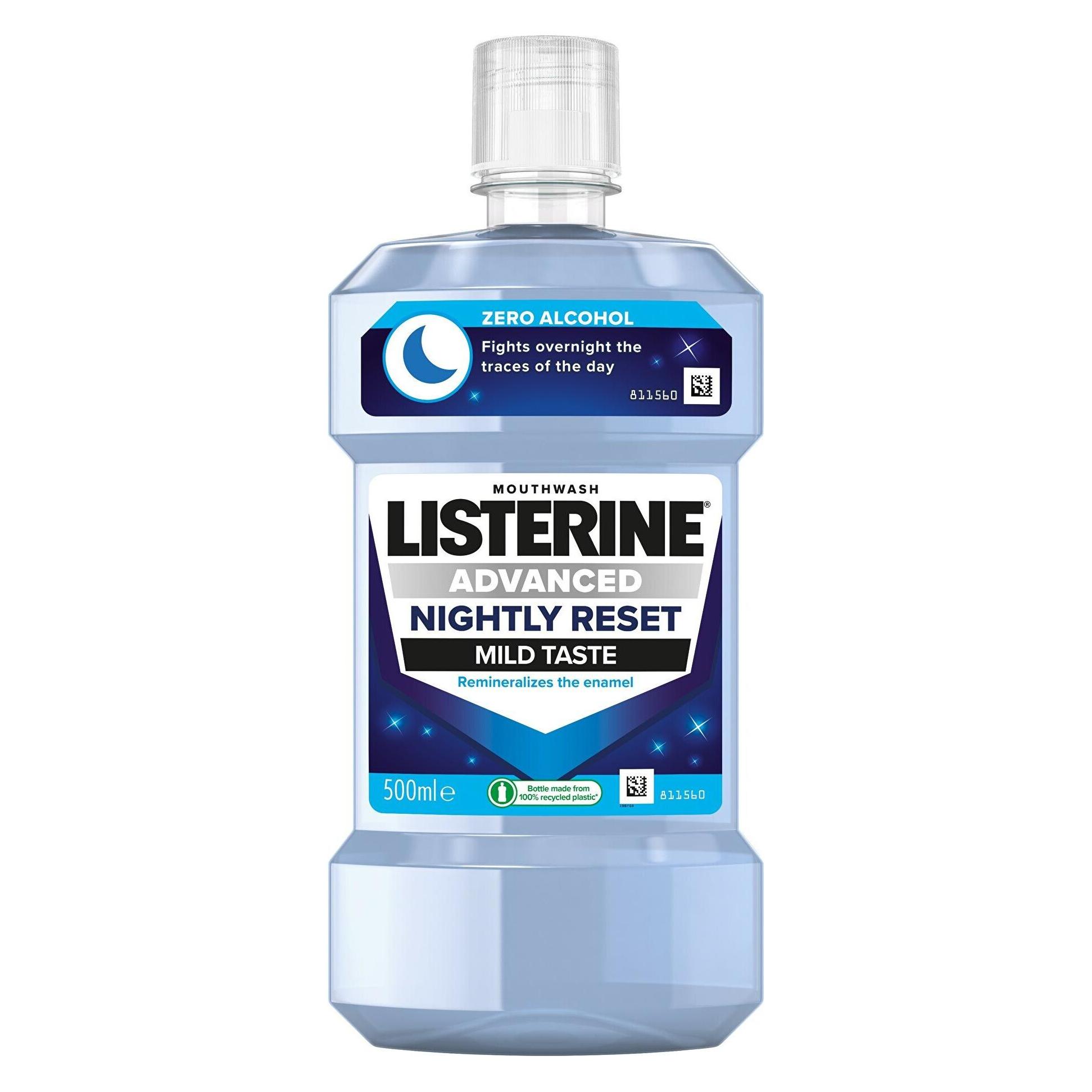 Listerine Nightly Reset Mouthwash 500ml (500 ml, Mundspülung, Mundwasser) (61232699)