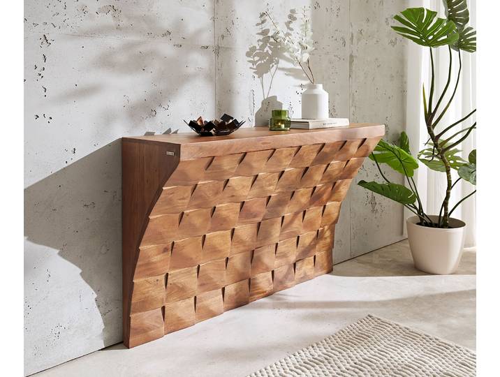 Console Eremos 120x35 cm acacia naturel
