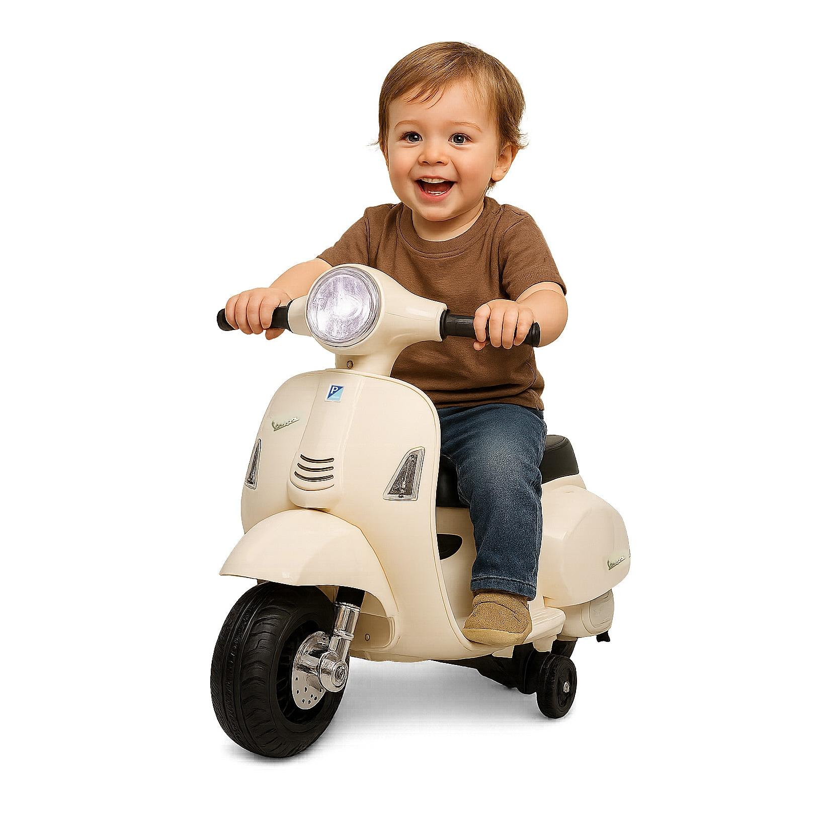 JAMARA Ride-on Vespa Mini weiß Li-Power 8.4