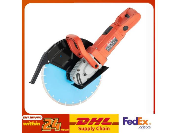 Scie à béton électrique 220V 3000W, moteur en cuivre pur, scie circulaire 3800r/min, profondeur maximale de 13.5cm, outil de coupe du marbre et du béton
