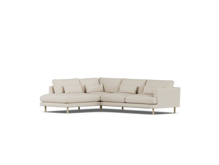 1898 Bredhult Sofa Jump Beige 1956-Eiche weiß geölt, 3-sitzig A2