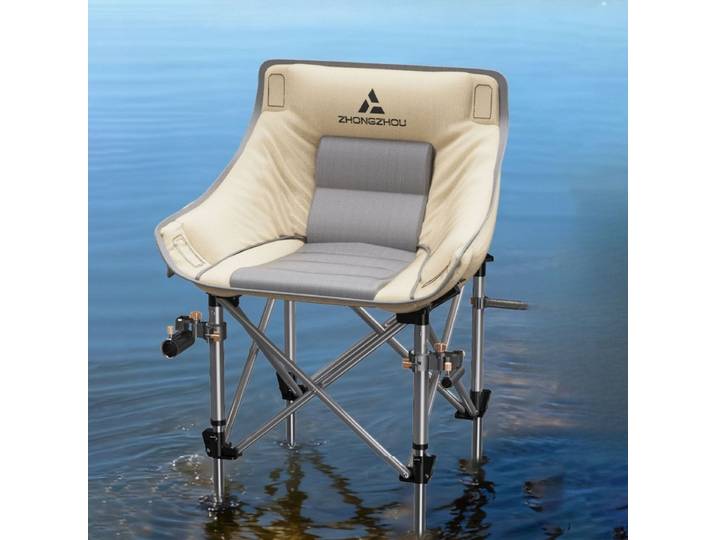 Chaise de pêche pliable en plein air, plage, Portable, Durable, épaisse, voyage, relaxant, fournitures de Camping
