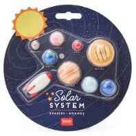 Set 9 gomas de borrar Legami Planetas