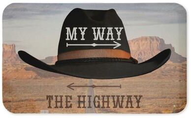 "Stupell My Way Highway Printed Anti-Fatigue Floor Mat, 30""x18"""