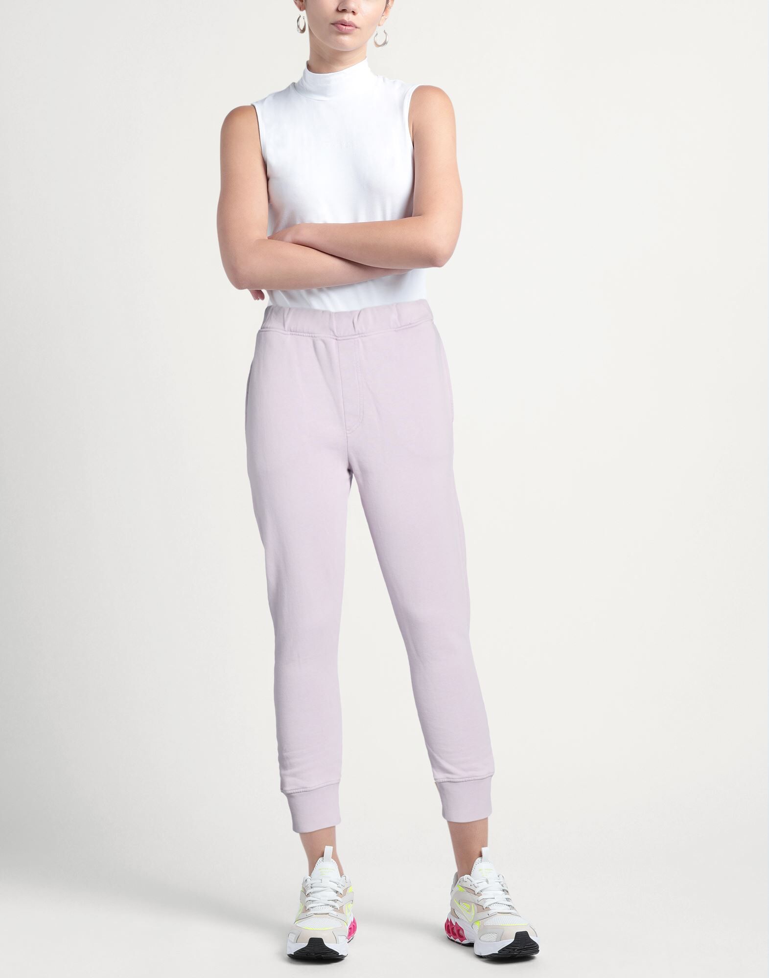 Liv Bergen Pantalones Mujer Lila M Mujer