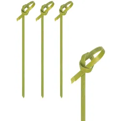 250x Fingerfood Spieße "Knoten" aus Bambus 9cm