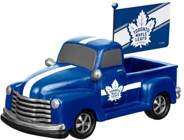 Evergreen Boston Bruins 9 in. Rally Truck Garden Statue with Team Flag