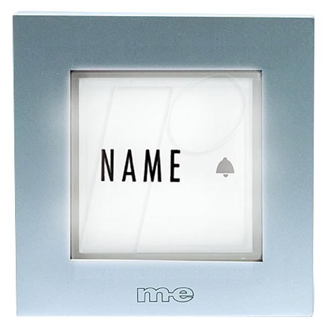 Modern-Electronics m e modern electronics Funkklingel Sender mit Namensschild (Funk) (41272)