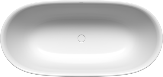 Kaldewei Meisterstück OYO DUO Badewanne freistehend 1051-4035 205143543001 173 x 82 cm, ohne Überlauf, mit Perl-Effekt, alpinweiß