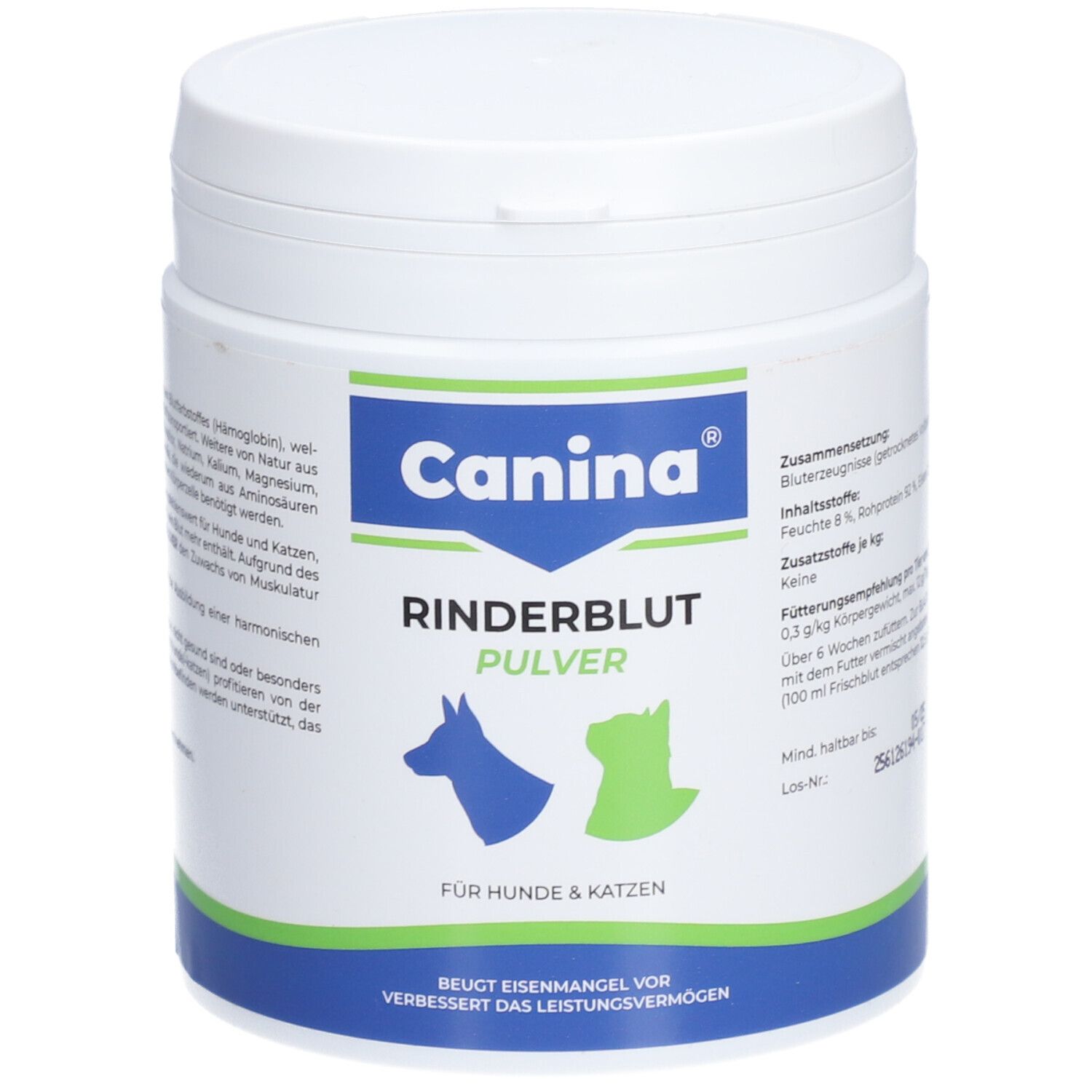 Rinderblut Pulver f.Hunde/Katzen 250 g