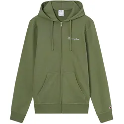 CHAMPION Full Zip Hoodie Herren Kapuzenjacke oliv-grün - L