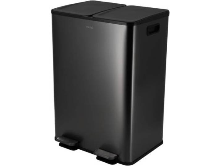 Miogo - Poubelle De Cuisine Tri Sélectif 60l Anthracite