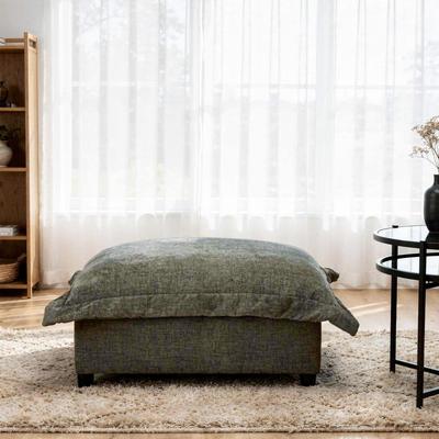 Lumibee "37""W Oversized Upholstered Chenille Rectangle Cloud Ottoman"