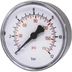Elmag, Zubehör Druckluftwerkzeug, Druckmanometer 0-12 bar