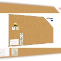 ALLboards Pinnwand mit Alurahmen 180x100cm