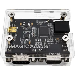 Simagic Peripherie Adapter, Schwarz, Transparent