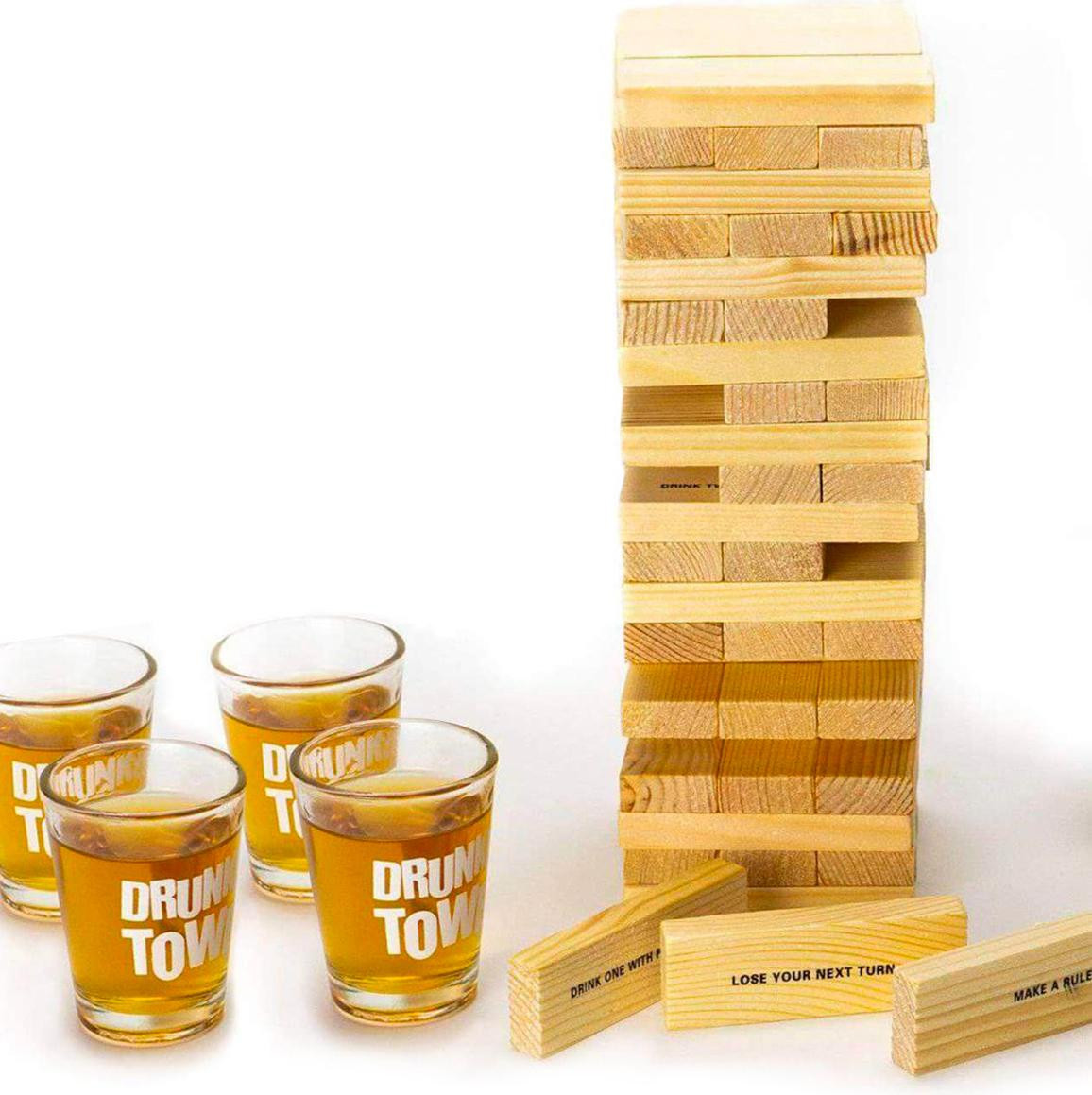 De dronken toren drinkspel