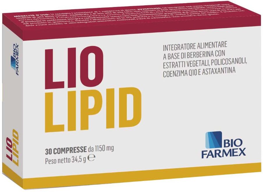 BIOFARMEX Srl LIOLIPID, 30 Compresse