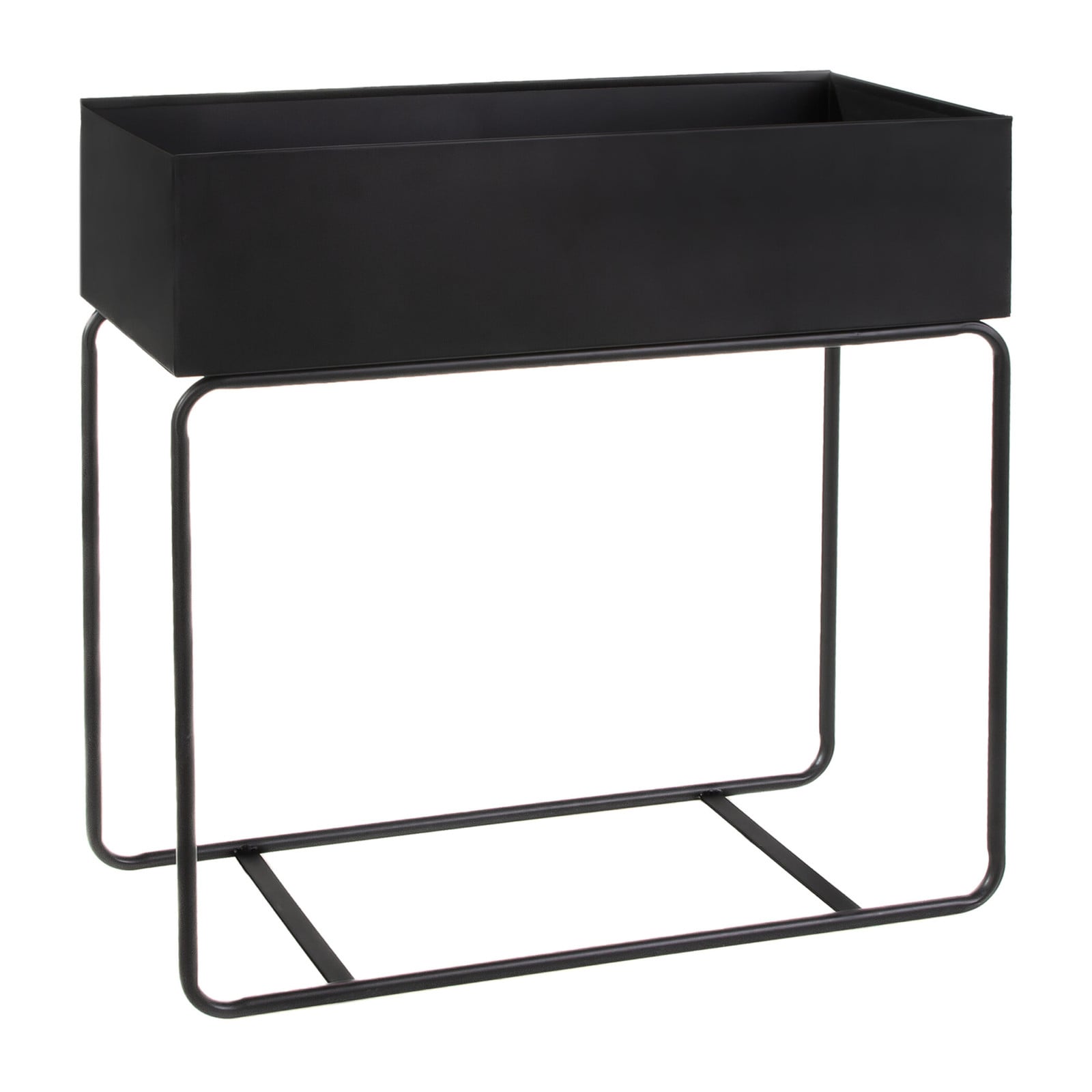 QUVIO Plantenstandaard - Zwart - B/D/H: 15 x 60 x 60 cm