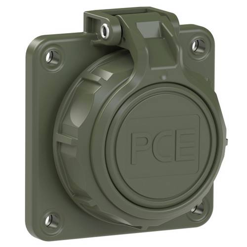 PC Electric 20342-8u Schutzkontaktkupplung PA6, ABS, PC 250V Bronze-Grün (matt) IP66, IP68