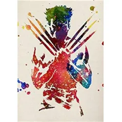 POSTER Twiggy Aquarell A4 Schwarzer Rahmen