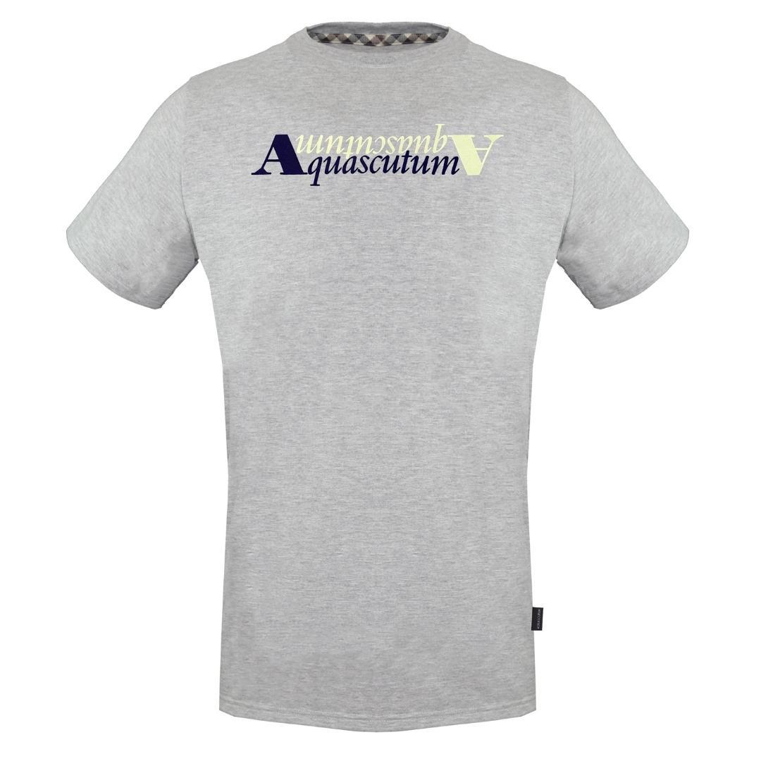 Aquascutum Reflexion Logo Grau T-Shirt