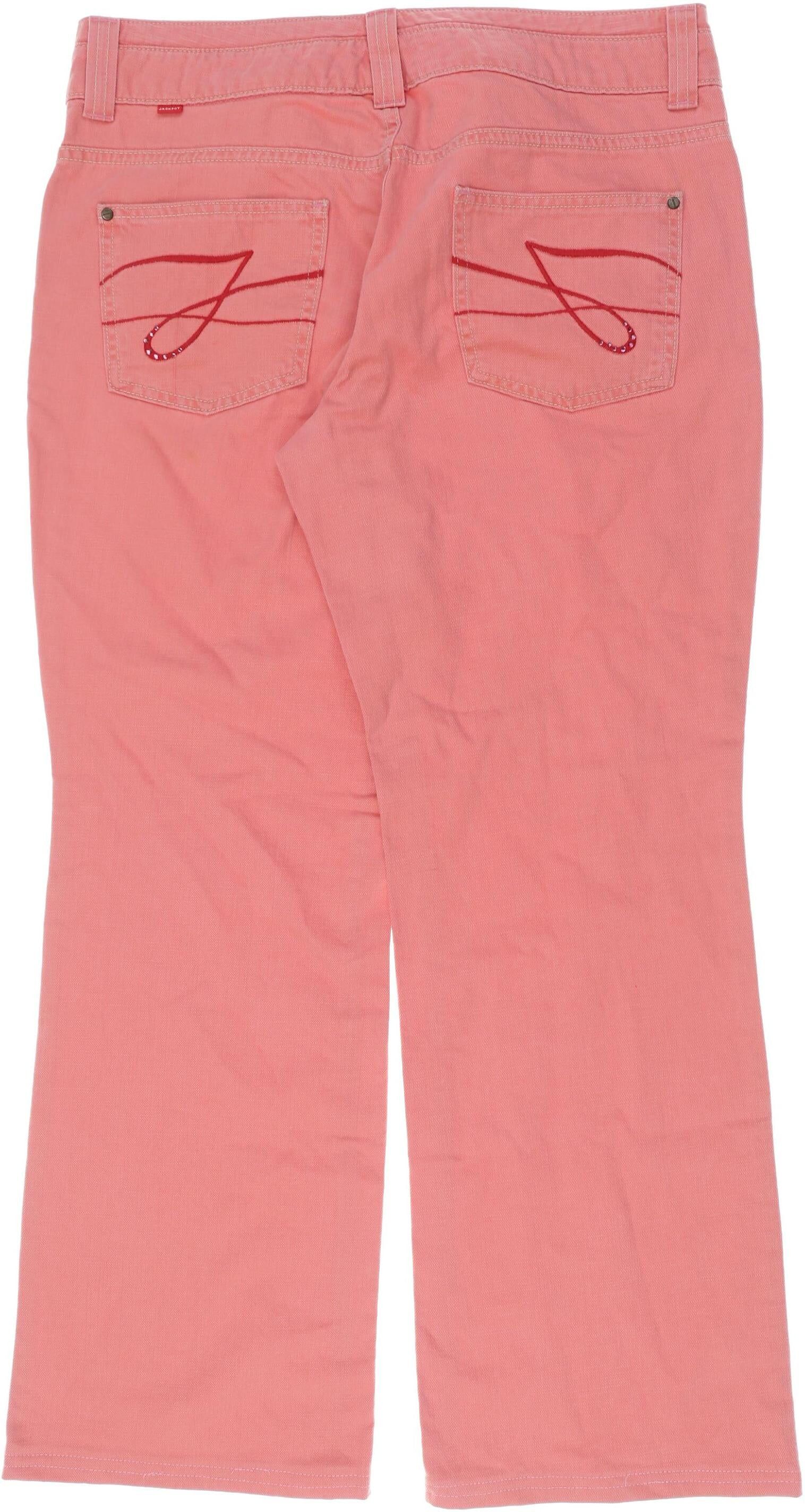 Jackpot Damen Jeans, Pink, Gr. EU 32, Baumwolle - Second Hand