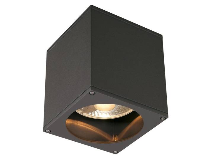 Big Theo Ceiling Out GU10 ES111 Deckenleuchte eckig 13x13 cm anthrazit IP44