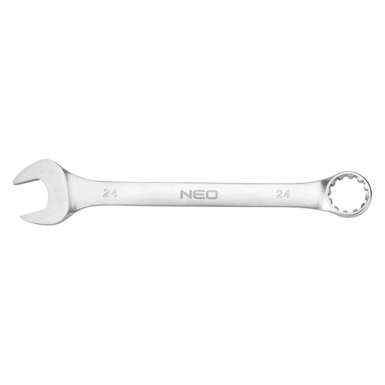 Neo Ring-Maulschlüssel (Ring-Maulschlüssel 24 x 280 mm) (24 mm) (TOP-09-668)