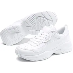 PUMA Cilia Mode Sneaker Damen PUMA white/PUMA silver 37.5