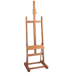 Mabef, Staffelei, M/10 Atelierstaffelei – Buchenholz – verstellbarer Neigungswinkel – 55 x 52 x 144 cm
