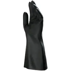 Butyl Chemie-Handschuhe "BUTOFLEX" 35cm,schwarz - 7 (S)
