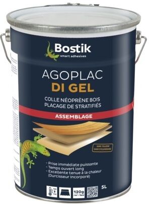 Colle néoprène Agoplac DI gel bidon 5 L BOSTIK 30604789 Ambré