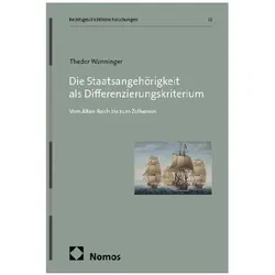 Die Staatsangehörigkeit als Differenzierungskriterium, Fachbücher von Thedor Wanninger, Wanninger, Thedor
