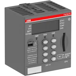 ABB PM5675-2ETH-XC Progr.Steuerung,160 MB,24VDC,2xETHERNET,1xRS232/485,CAN,Mem. Karte Slot,8GB Flash disk,.LCD,Outdoor 1SAP351500R0378