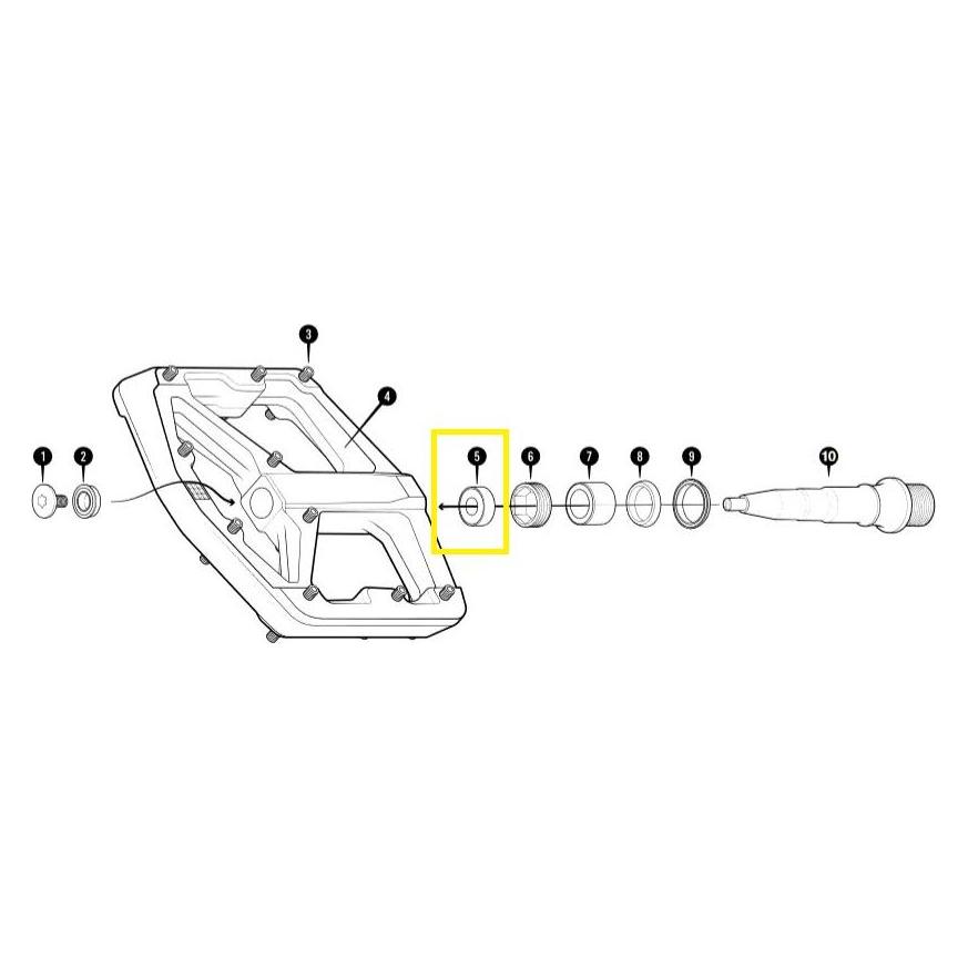 Crankbrothers Pedal Bearing, Kugellager, innen, Stamp V2, Level 2+3 (40083600)