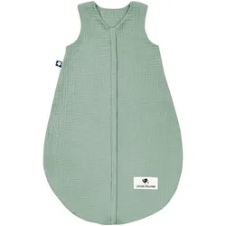 Julius Zöllner Sommerschlafsack Musselin Sommertraum 0.5 TOG, gruen, 70