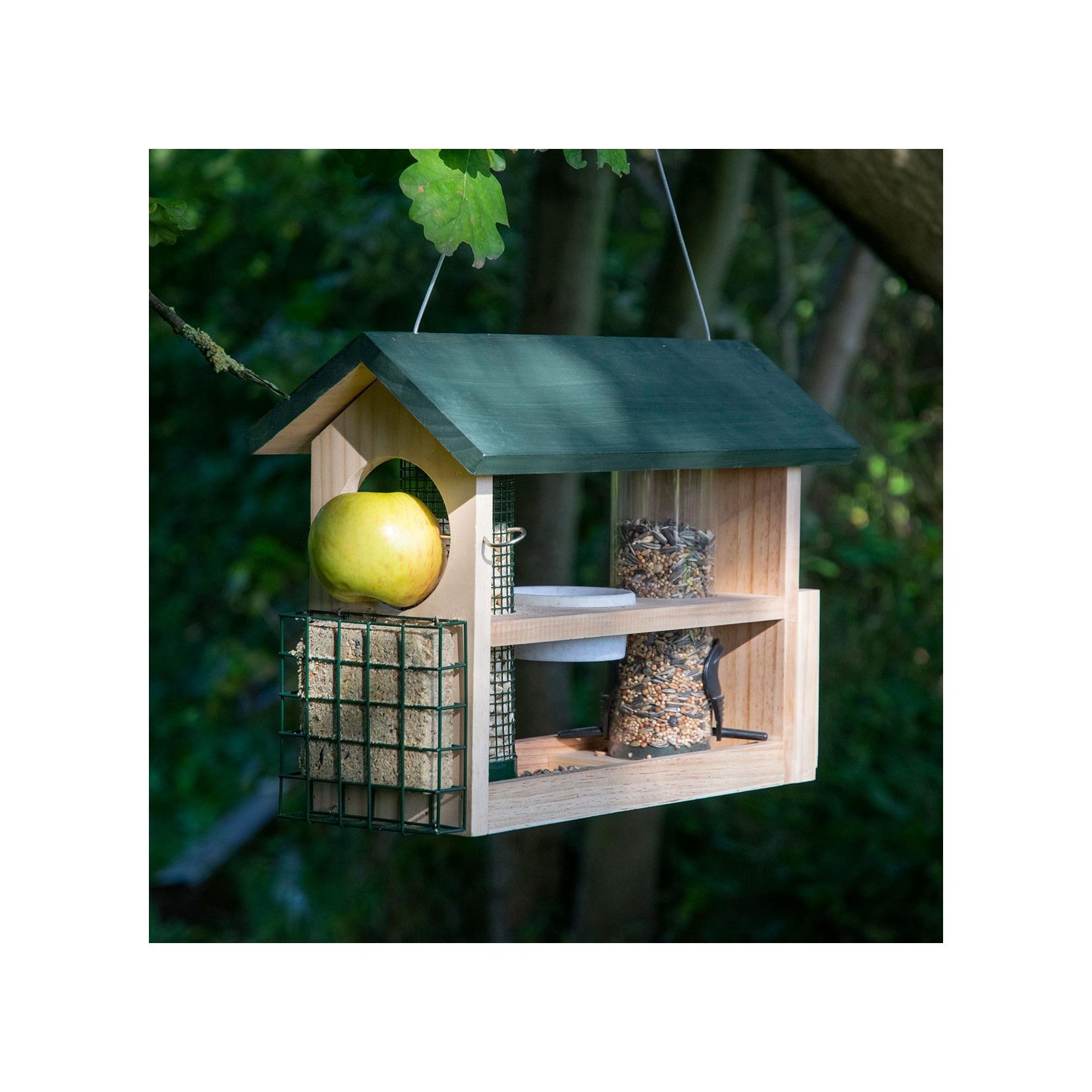 dobar 7-in-1-Futterstation, Holz