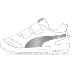 PUMA Multiflex 2 Glitz FS Baby-Sneaker mit Klettverschluss 02 - PUMA white/PUMA silver 20