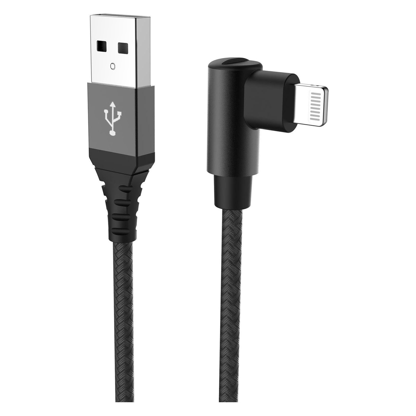 Celly USBLIGHTLSHBK Mobiltelefonkabel Schwarz 1 m USB A Lightning (1 m, 12 W) (USBLIGHTLSHBK)