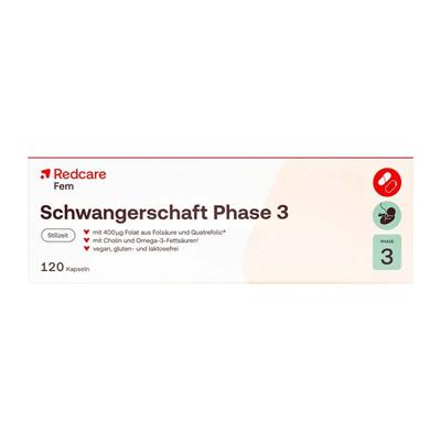 Schwangerschaft Phase 3 RedCare Kapseln 120 St