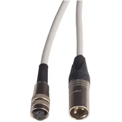 Karl’s verBinder-Wire 10 m grey, "Kleintuchel" - XLR - Mikrofonkabel
